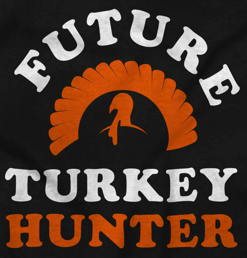 Future Turkey Hunter Romper Bodysuit-Direct To Garment Print-Brisco Baby