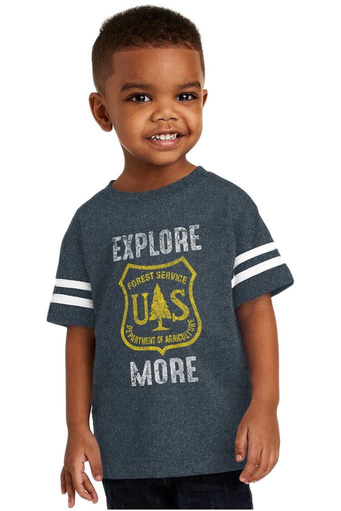 Explore More Toddler Football Jersey Tee-Direct To Garment Print-Brisco Baby