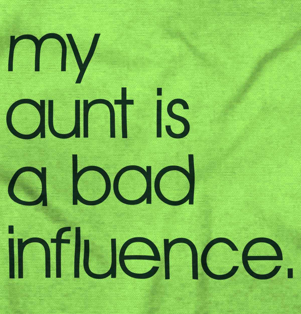 Bad Influence Infant Toddler T Shirt-Direct To Garment Print-Brisco Baby