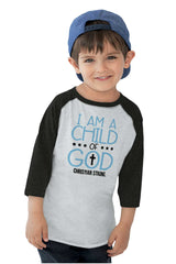 Cross Of God Toddler Baseball-Direct To Garment Print-Brisco Baby