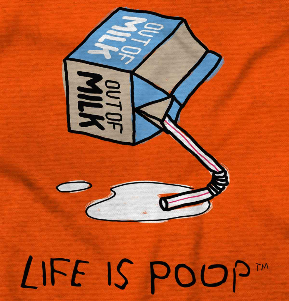 Out of Milk Infant Toddler T Shirt-Direct To Garment Print-Brisco Baby