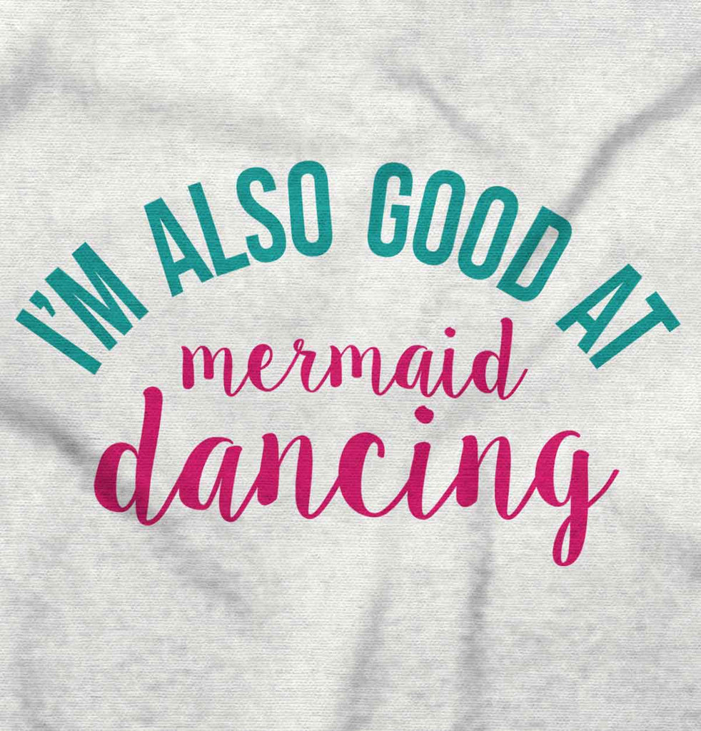 Mermaid Dancing Infant Baby Bib-Direct To Garment Print-Brisco Baby