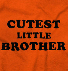 Cutest Little Brother Infant Toddler T Shirt-Direct To Garment Print-Brisco Baby