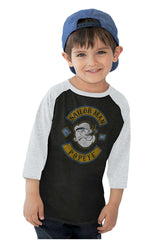 Popeye The Sailor Man Toddler Baseball-Direct To Garment Print-Brisco Baby