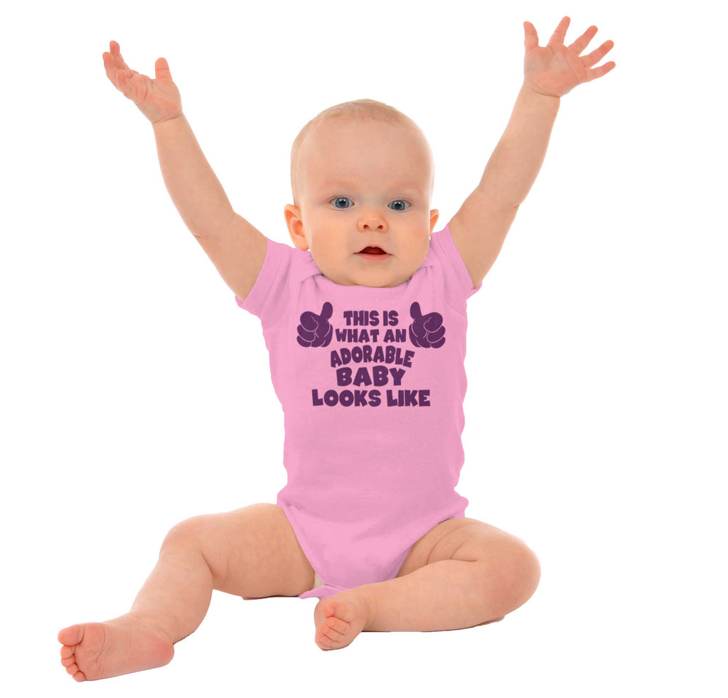 Adorable Looks Like Romper Bodysuit-Direct To Garment Print-Brisco Baby