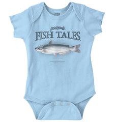 Blue Catfish Romper Bodysuit-Direct To Garment Print-Brisco Baby