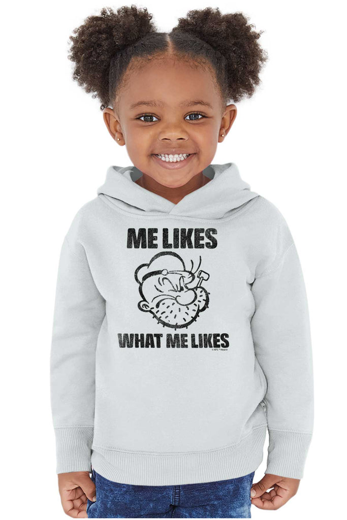 What Me Likes Toddler Pullover Hoodie-Direct To Garment Print-Brisco Baby