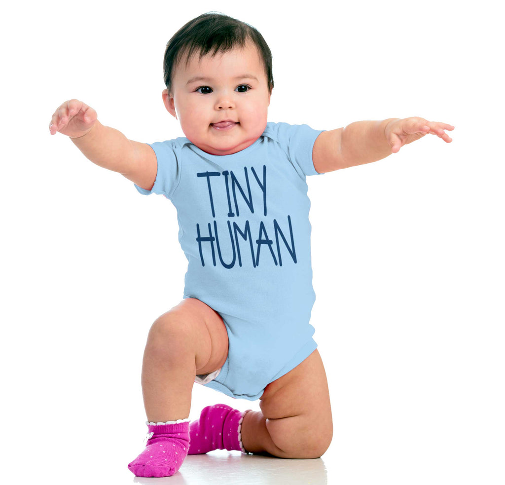 Tiny Human Romper Bodysuit-Direct To Garment Print-Brisco Baby