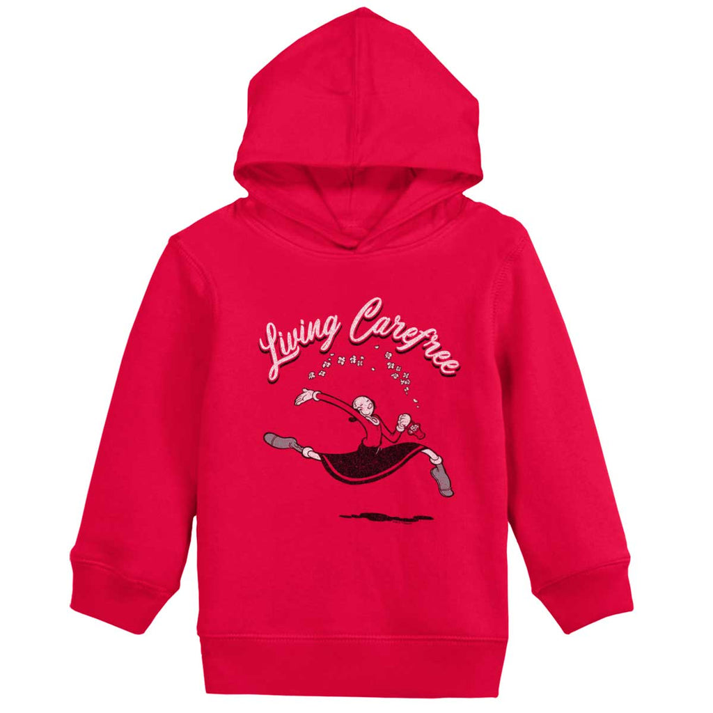 Living Carefree Toddler Pullover Hoodie-Direct To Garment Print-Brisco Baby