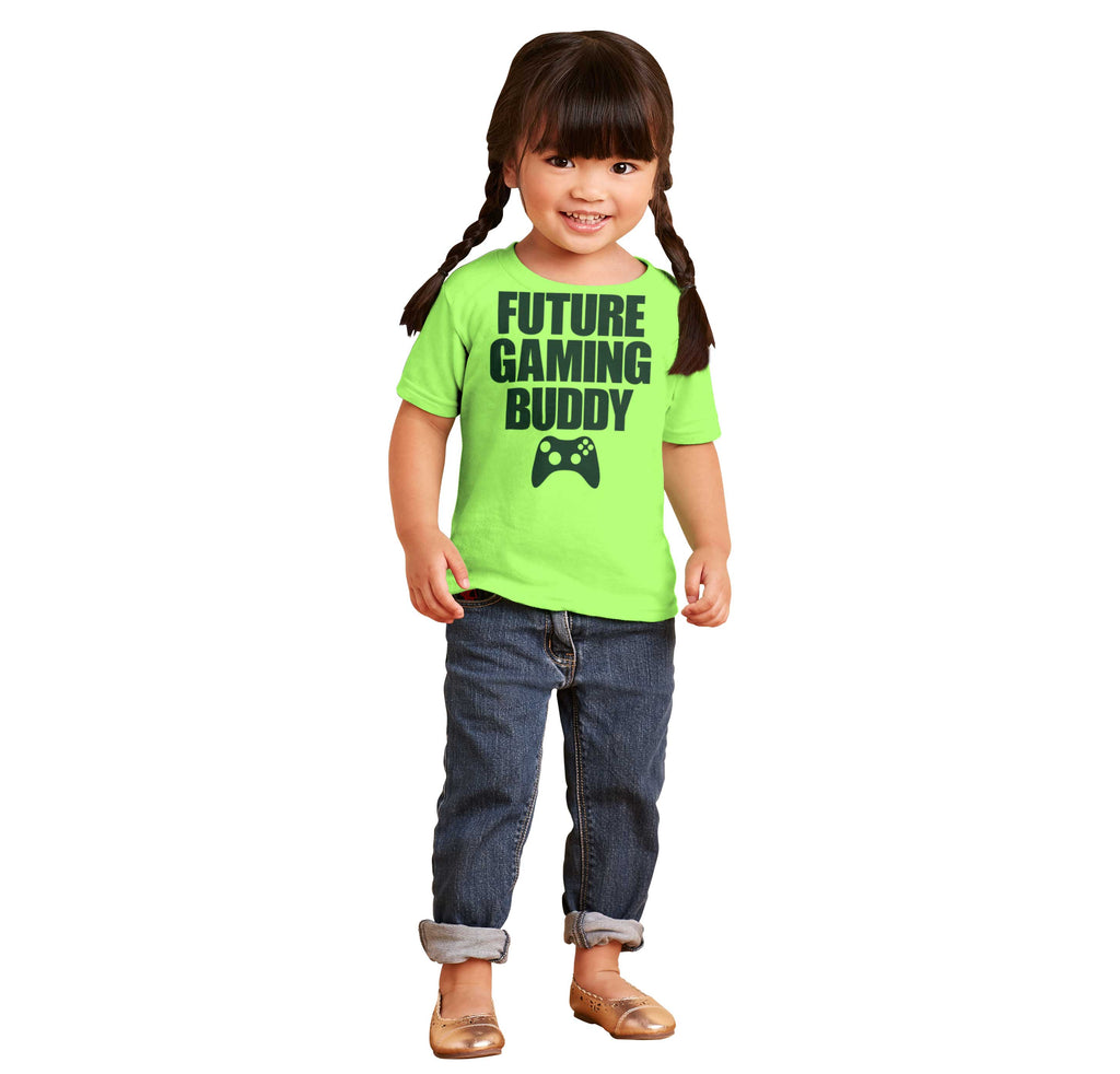 Future Gaming Buddy Infant Toddler T Shirt-Direct To Garment Print-Brisco Baby