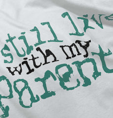 With My Parents Infant Baby Bib-Direct To Garment Print-Brisco Baby