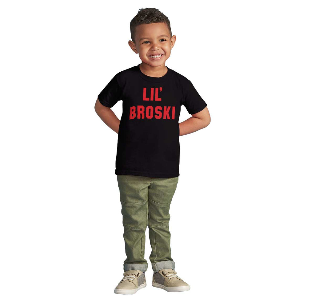 Lil' Broski Infant Toddler T Shirt-Direct To Garment Print-Brisco Baby