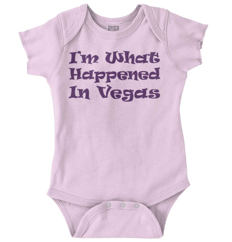 Happened In Vegas Romper Bodysuit-Direct To Garment Print-Brisco Baby