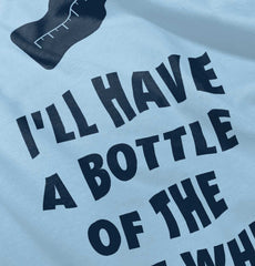 House White Infant Toddler T Shirt-Direct To Garment Print-Brisco Baby