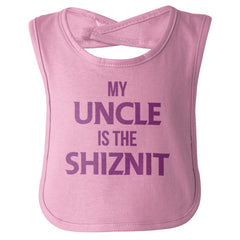 Uncle Shiznit Infant Baby Bib-Direct To Garment Print-Brisco Baby
