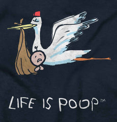 Stork Infant Toddler T Shirt-Direct To Garment Print-Brisco Baby