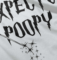 Expecto Poopy Ringer Romper Bodysuit-Direct To Garment Print-Brisco Baby