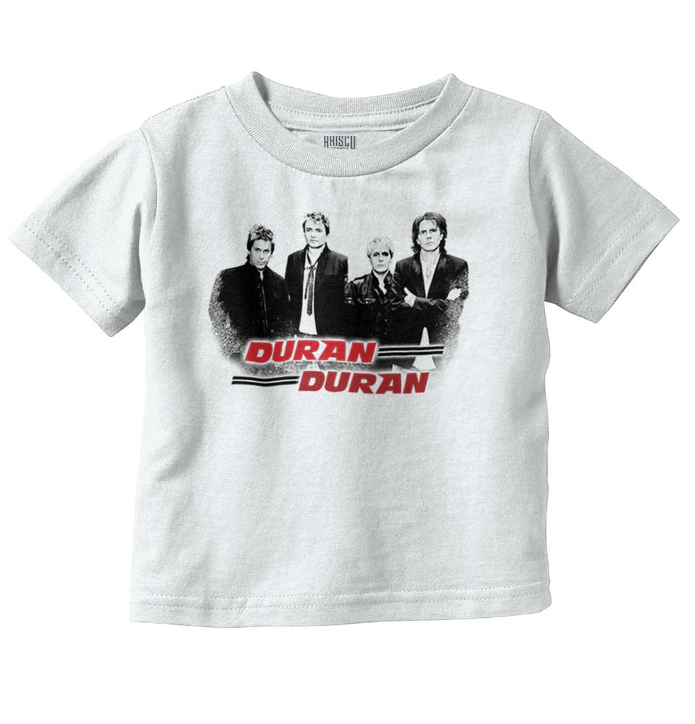 Duran Duran Lines Infant Toddler T Shirt-Direct To Garment Print-Brisco Baby