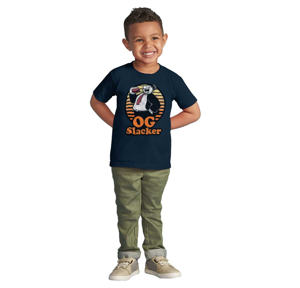 OG Slacker Infant Toddler T Shirt-Direct To Garment Print-Brisco Baby