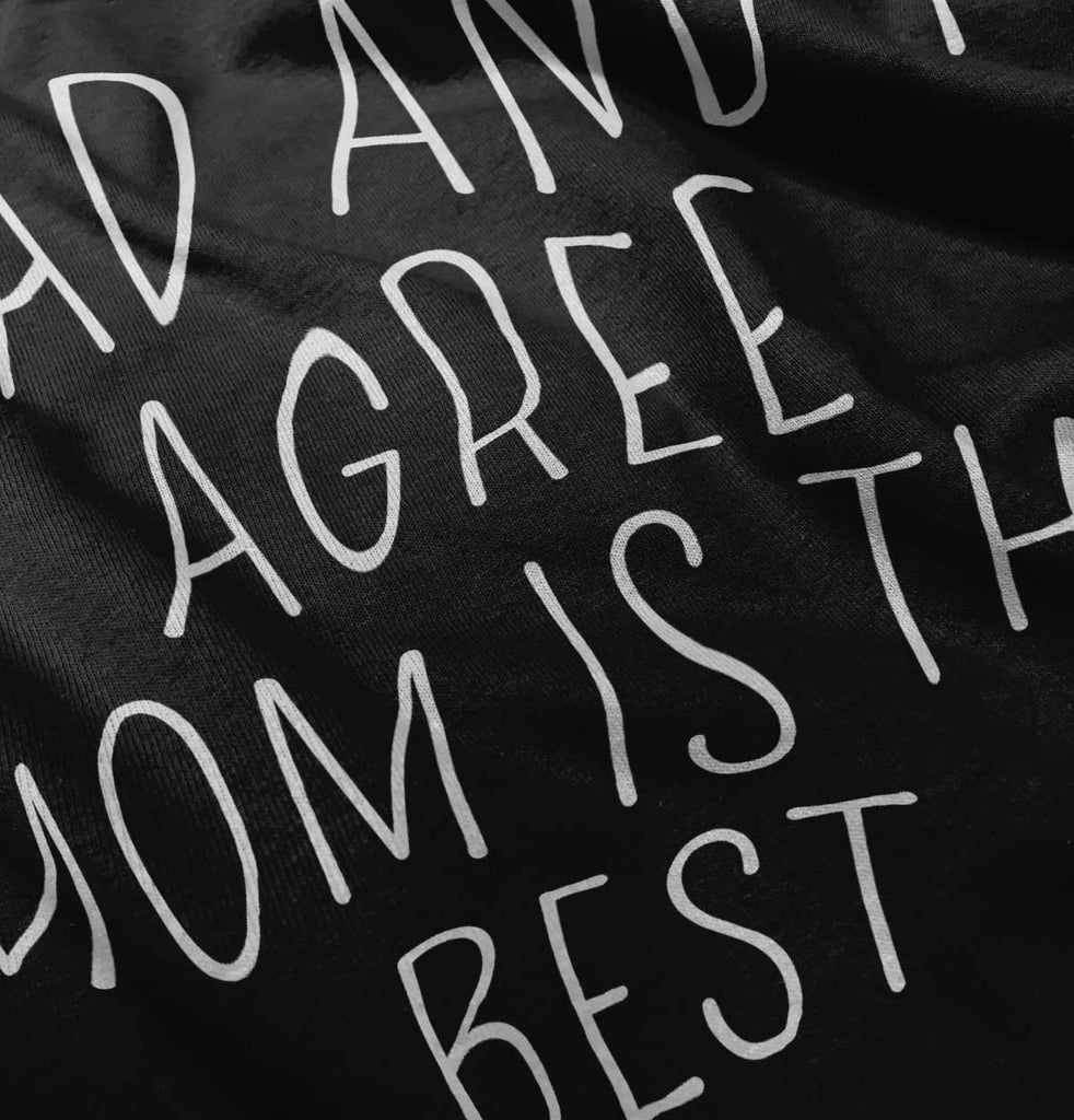 Mom Is Best Toddler Baseball-Direct To Garment Print-Brisco Baby