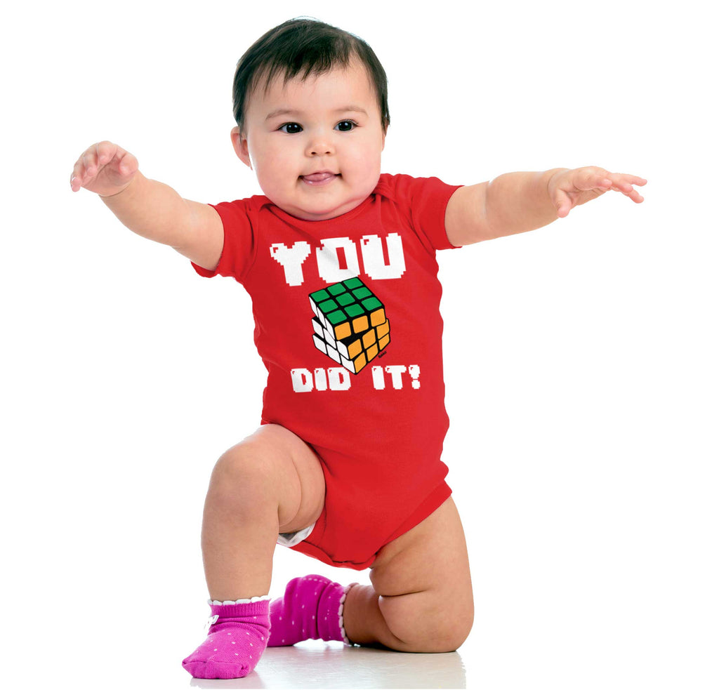 You Did It Romper Bodysuit-Direct To Garment Print-Brisco Baby