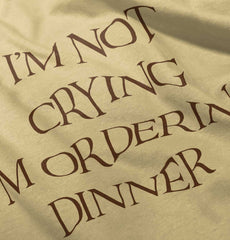 I'm Not Crying Romper Bodysuit-Direct To Garment Print-Brisco Baby