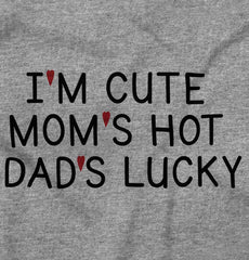 Dads Lucky Romper Bodysuit-Direct To Garment Print-Brisco Baby