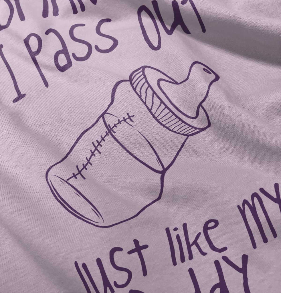 Like My Daddy Infant Baby Bib-Direct To Garment Print-Brisco Baby