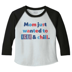 Icee & Chill Toddler Baseball-Direct To Garment Print-Brisco Baby