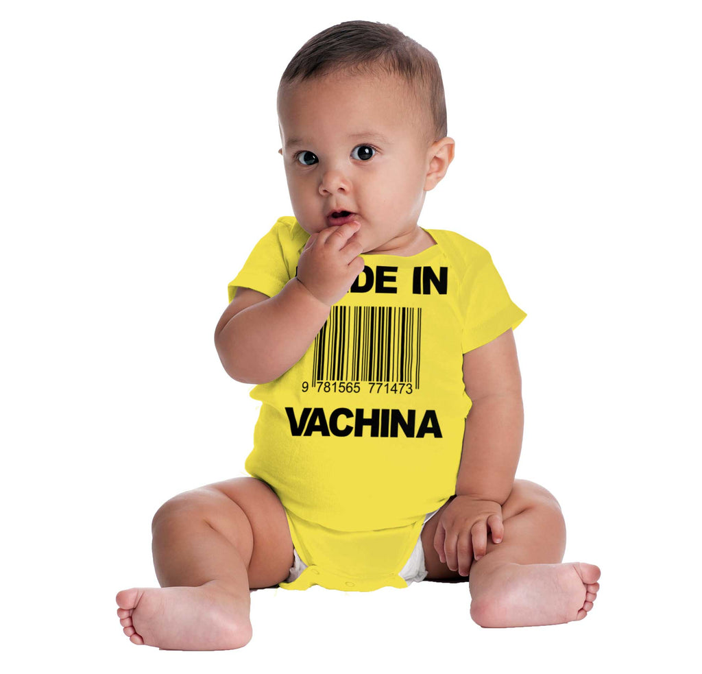 Made In Vachina Romper Bodysuit-Direct To Garment Print-Brisco Baby