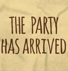 The Party Has Arrived Romper Bodysuit-Direct To Garment Print-Brisco Baby