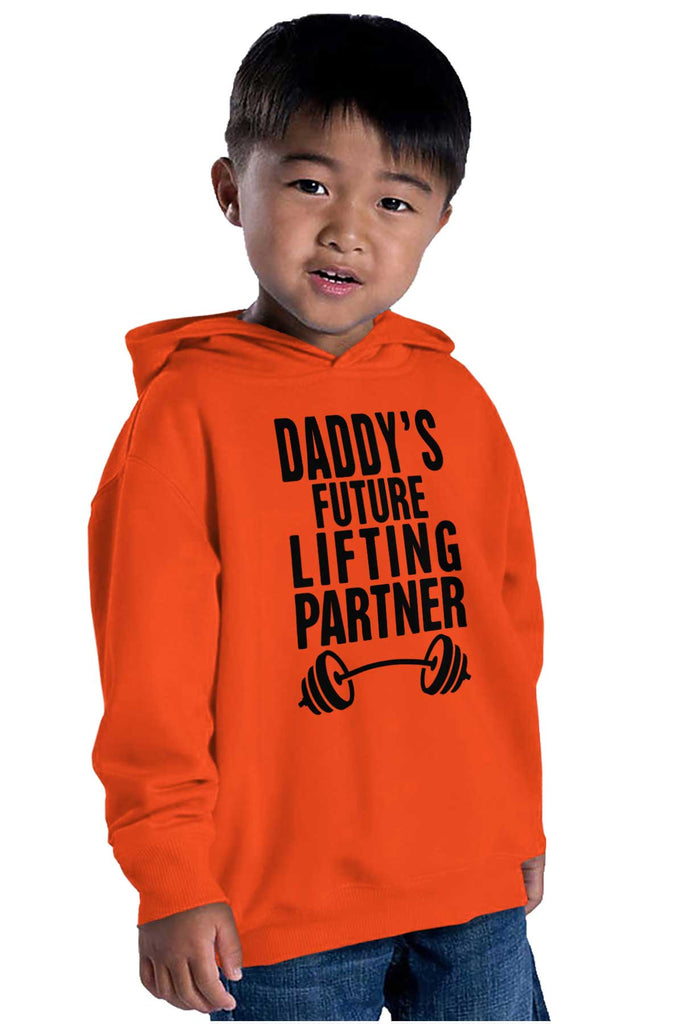 Lifting Partner Toddler Pullover Hoodie-Direct To Garment Print-Brisco Baby