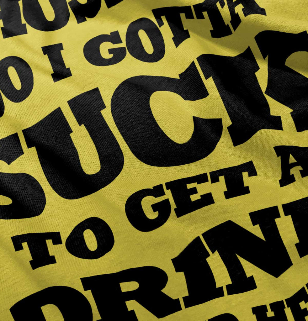 Get A Drink Romper Bodysuit-Direct To Garment Print-Brisco Baby