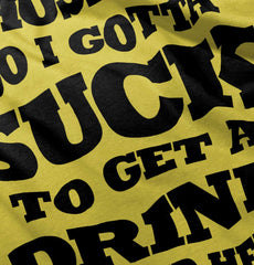 Get A Drink Romper Bodysuit-Direct To Garment Print-Brisco Baby