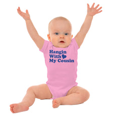 Hangin With Cousin Romper Bodysuit-Direct To Garment Print-Brisco Baby