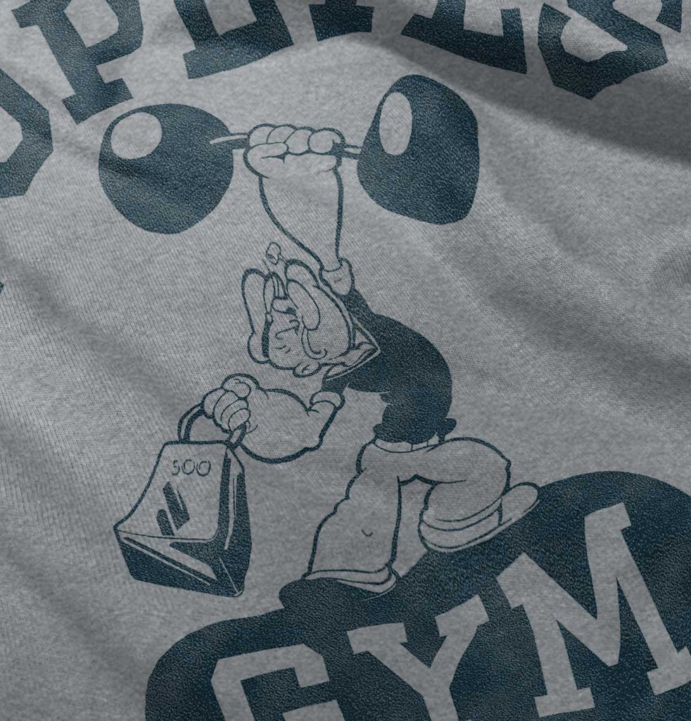 Popeye's Gym Infant Toddler T Shirt-Direct To Garment Print-Brisco Baby