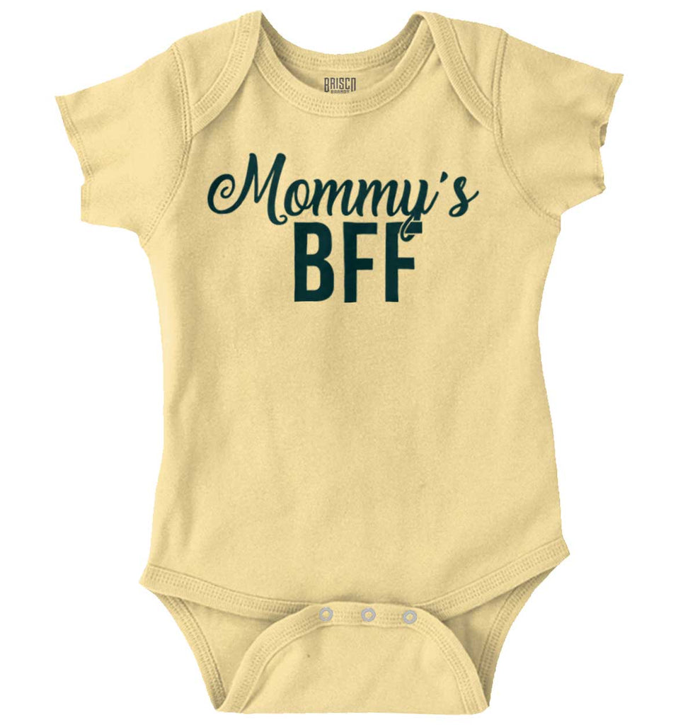 Mommy's BFF Romper Bodysuit-Direct To Garment Print-Brisco Baby