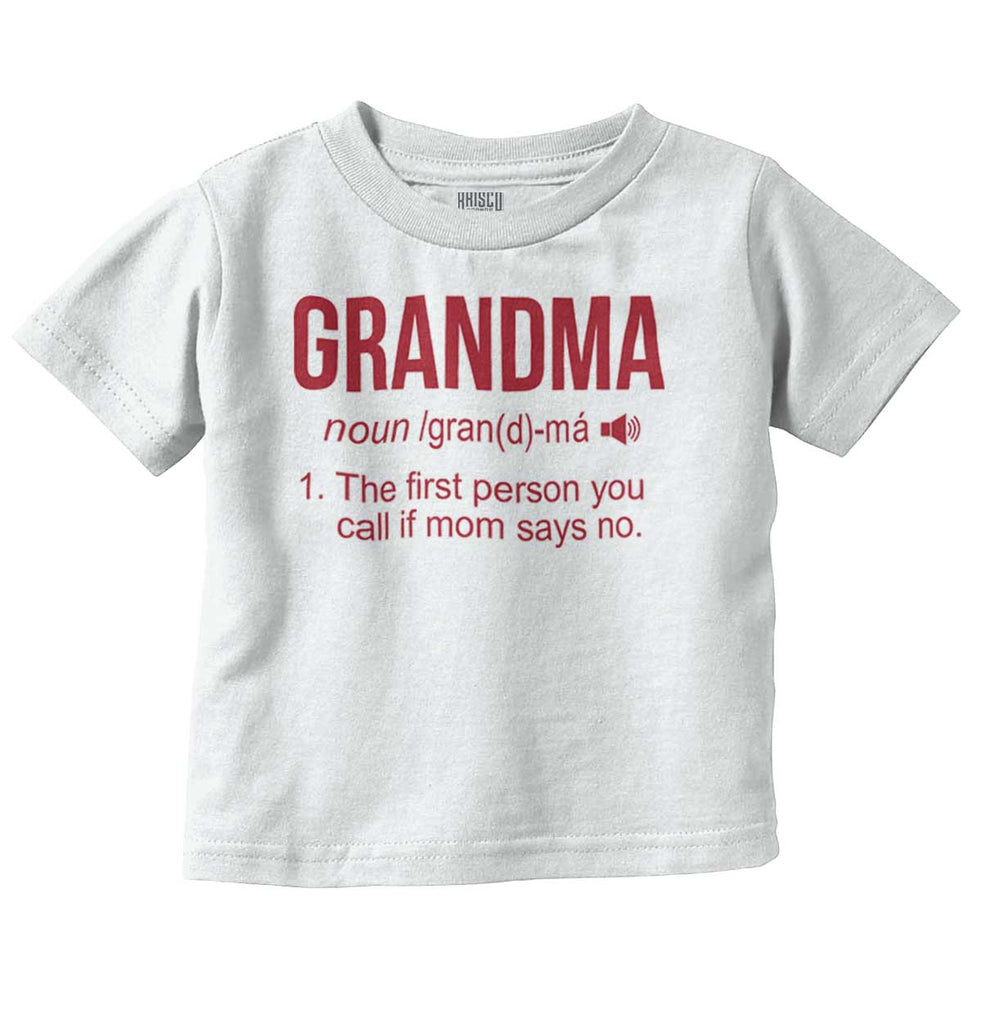 Grandma Infant Toddler T Shirt-Direct To Garment Print-Brisco Baby