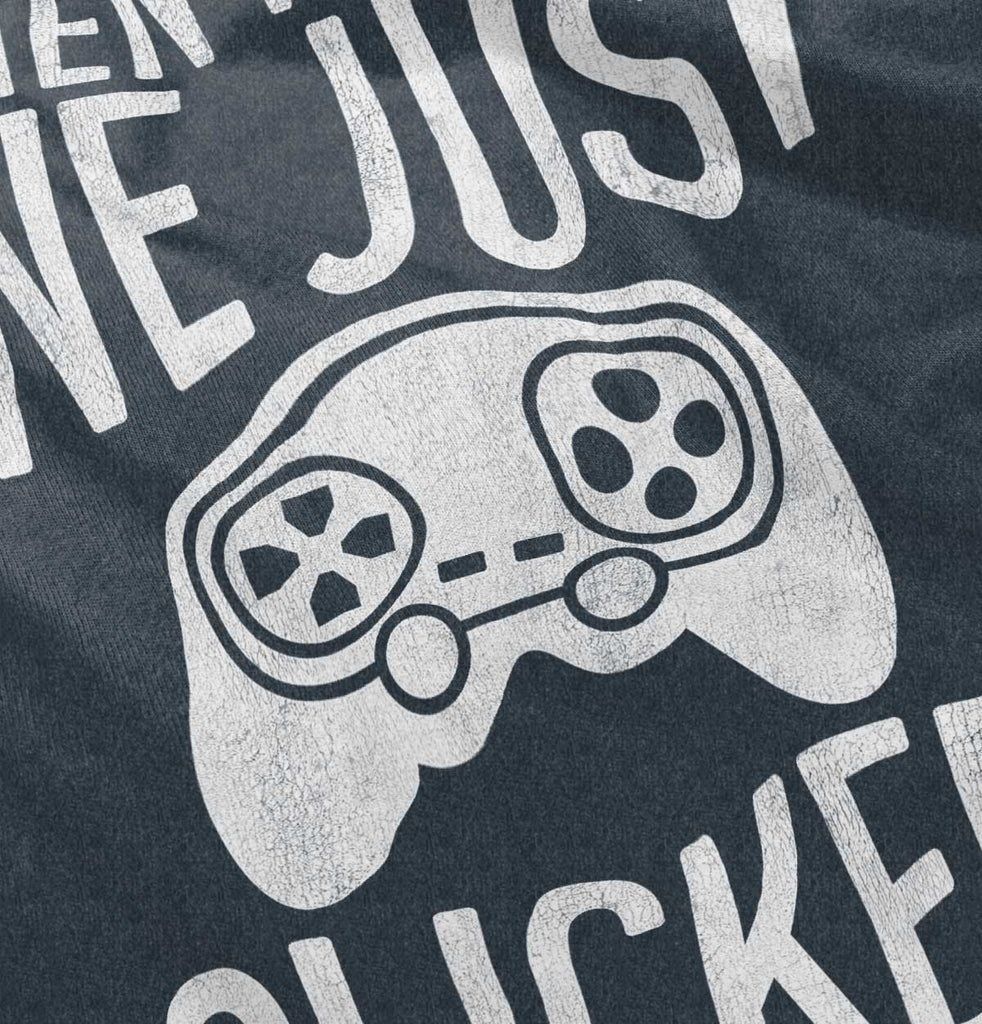 We Just Clicked Video Game Nerd Toddler Football Jersey Tee-Direct To Garment Print-Brisco Baby