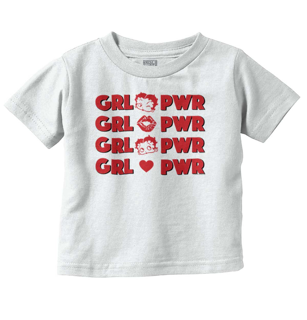 Girl Power Infant Toddler T Shirt-Direct To Garment Print-Brisco Baby