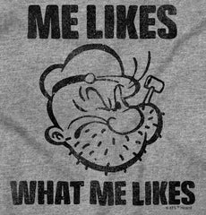 What Me Likes Romper Bodysuit-Direct To Garment Print-Brisco Baby