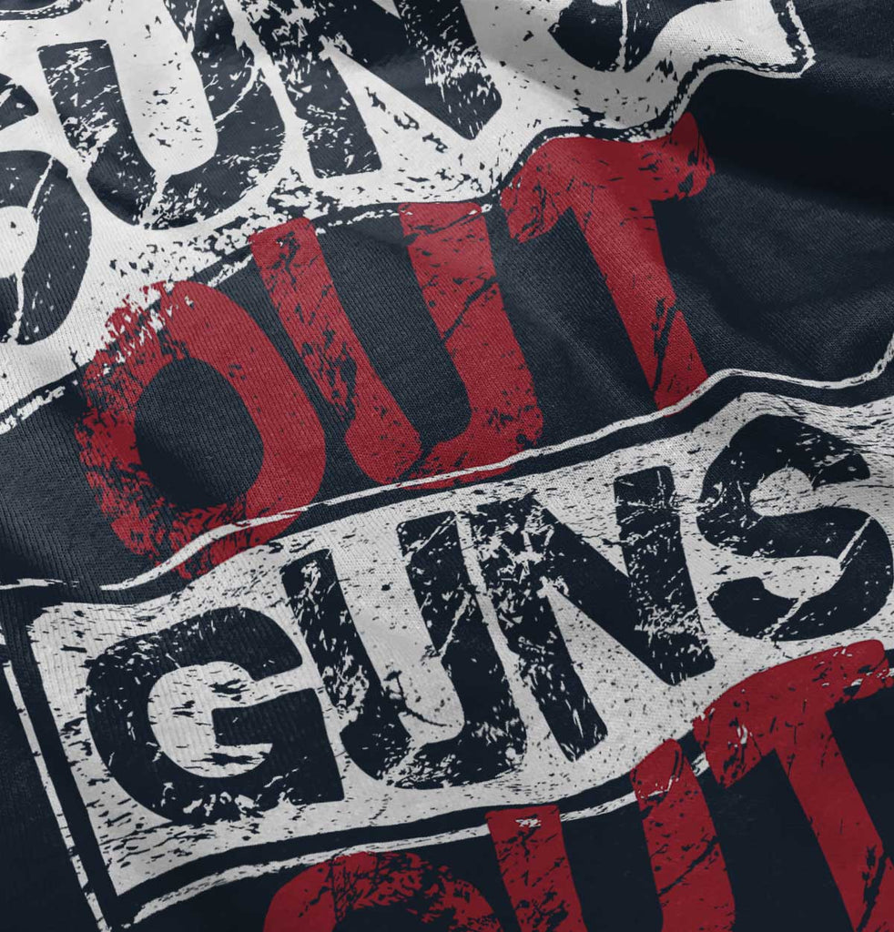 Guns Out Infant Toddler T Shirt-Direct To Garment Print-Brisco Baby