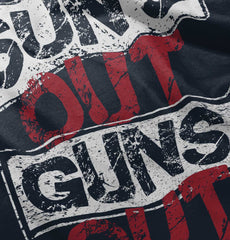 Guns Out Infant Toddler T Shirt-Direct To Garment Print-Brisco Baby