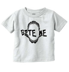 Bite Me Infant Toddler T Shirt-Direct To Garment Print-Brisco Baby