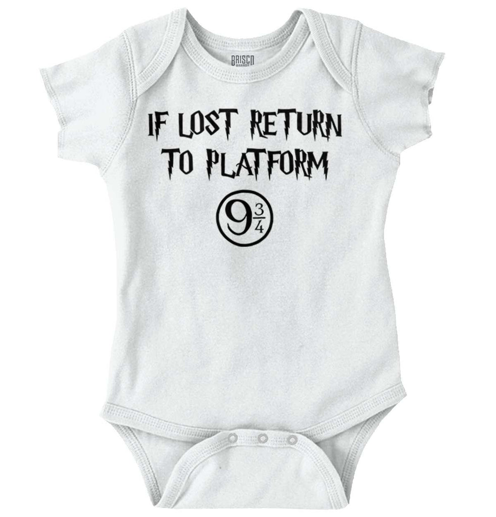 Return Platofrm 9 3/4 Romper Bodysuit-Direct To Garment Print-Brisco Baby
