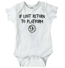 Return Platofrm 9 3/4 Romper Bodysuit-Direct To Garment Print-Brisco Baby