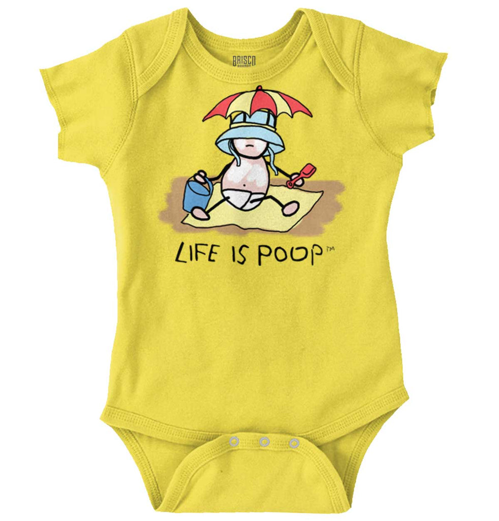 Beach Umbrella Romper-Direct To Garment Print-Brisco Baby
