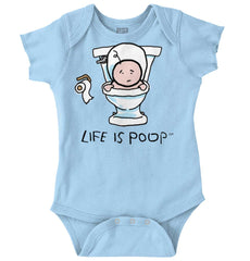 Baby Toilet Romper Bodysuit-Direct To Garment Print-Brisco Baby