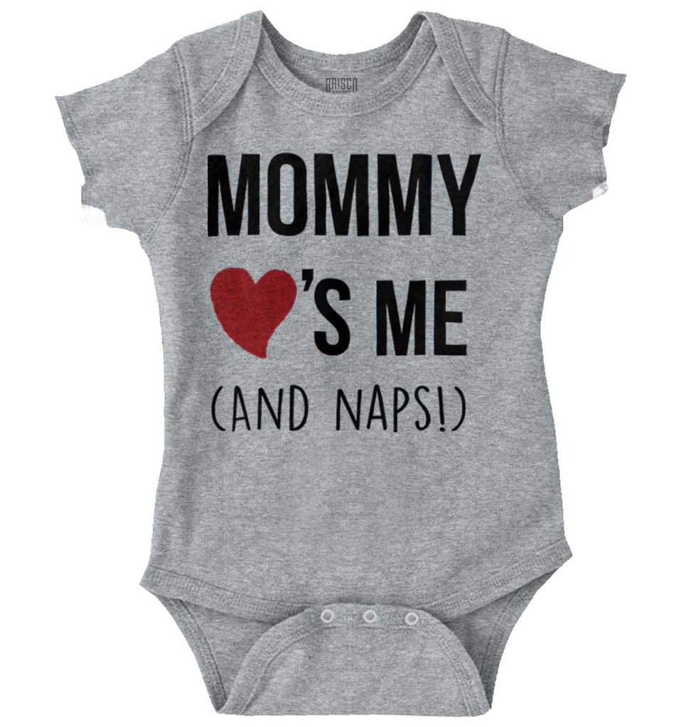 Mommy Loves Me Romper Bodysuit-Direct To Garment Print-Brisco Baby