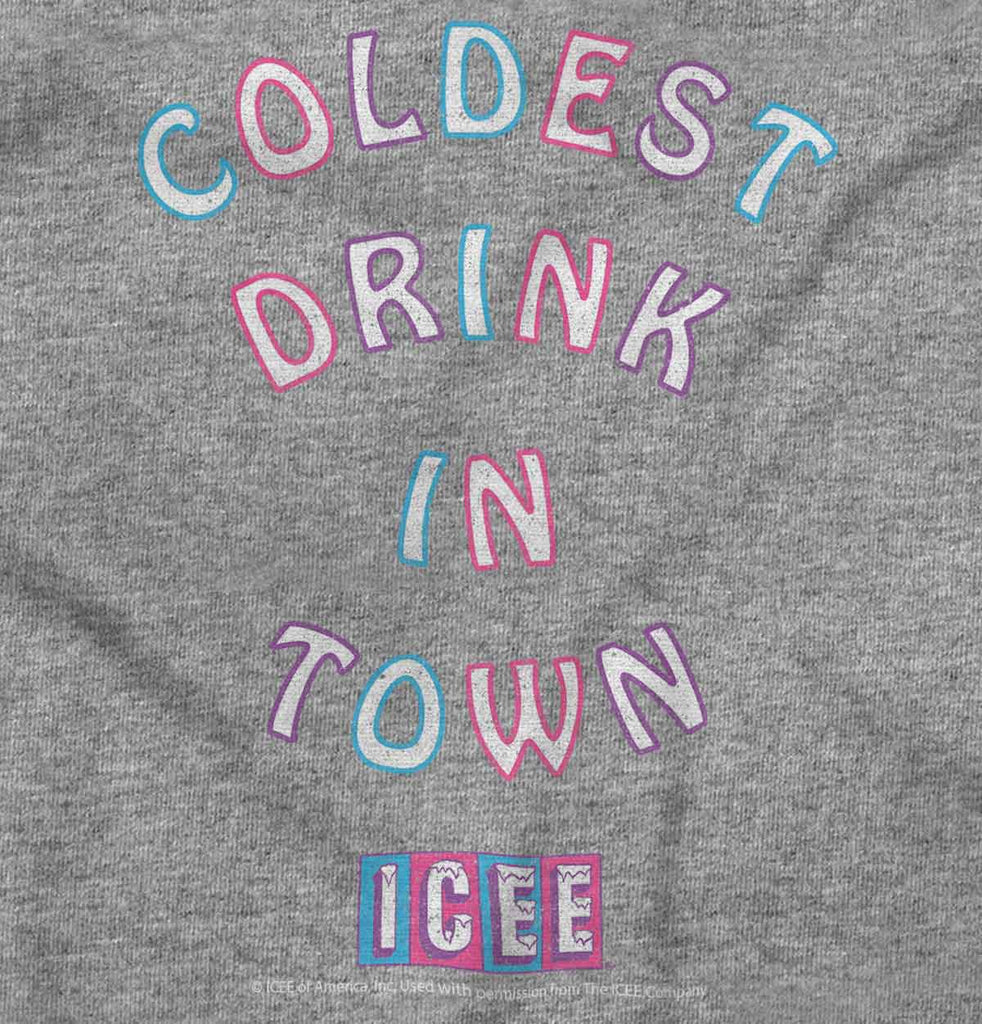 Coldest Drink In Town Toddler Baseball-Direct To Garment Print-Brisco Baby